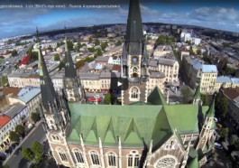 Beautiful Aerial Flyover of Lviv, Ukraine 4 Lviv Flyover