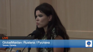 Ruslana Toronto talk