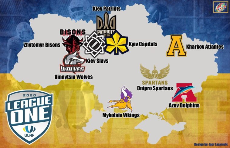 Ukraine's League One kicks off shortened season 1 Ukraine2020Leaguemapgraphic1
