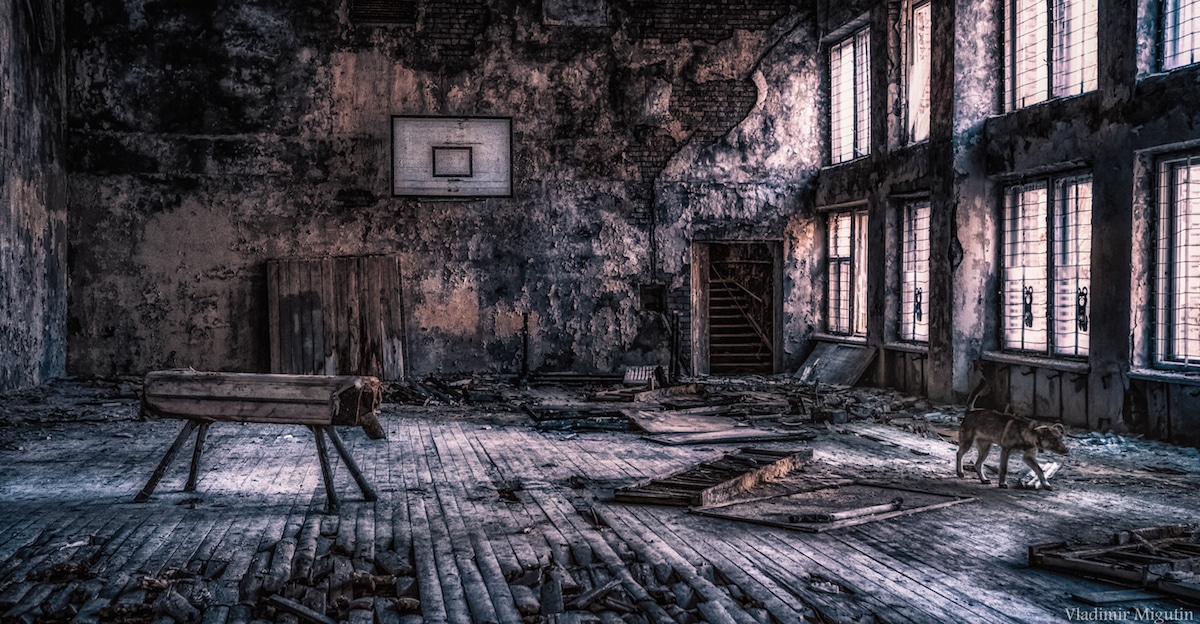 Winter in Chernobyl captured in infrared 12 vladimir migutin chernobyl infrared 12